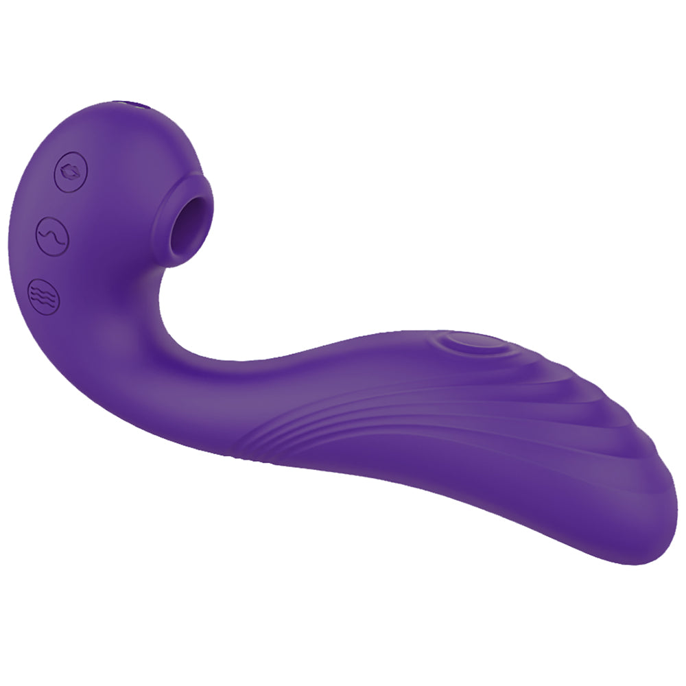YoYoLemon Clit Sucker Vibrator, Vibrating Dildo with G Spot Stimulatio YoYoLemon Clit Sucker Vibrator, Vibrating Dildo with G Spot Stimulatio