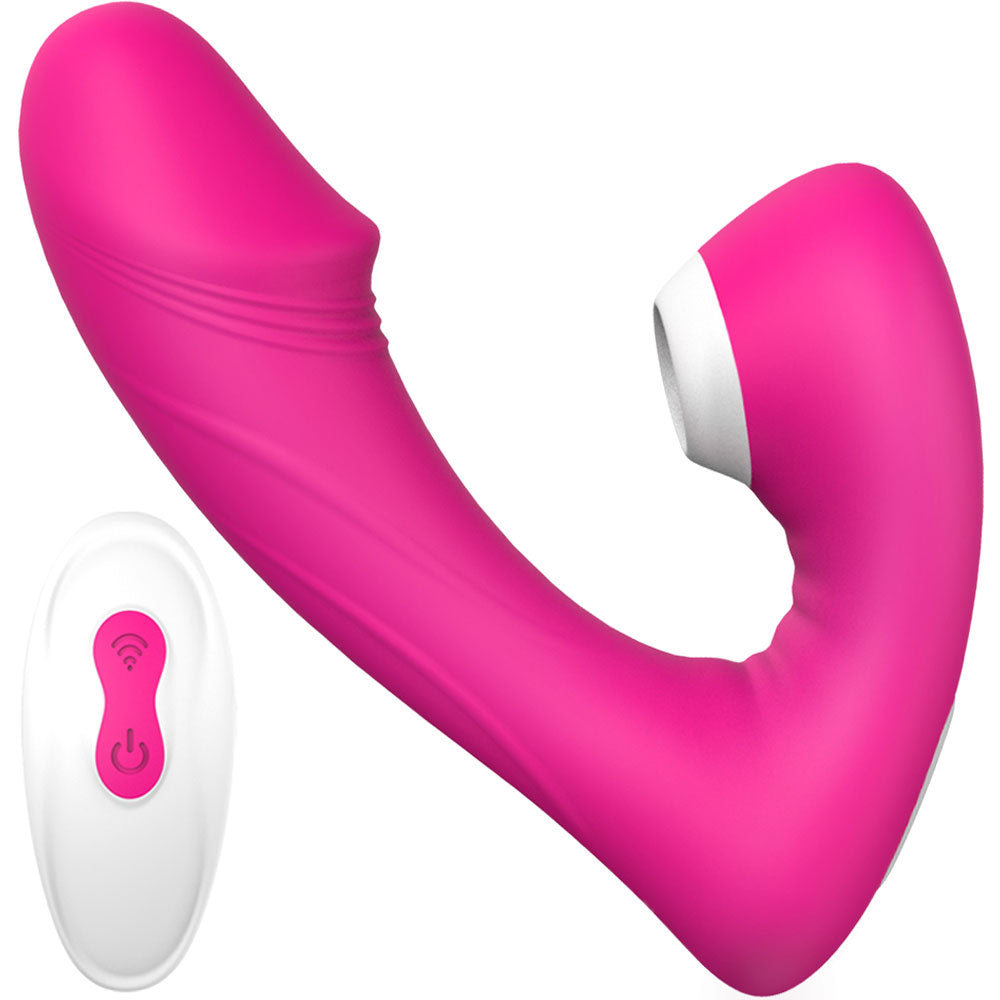 YoYoLemon Sucking Vibrator for Women with Remote Control for Vagina G