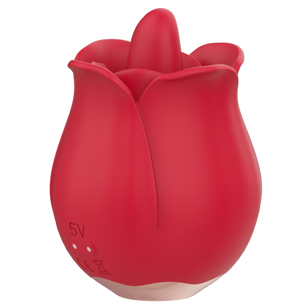 Rose Tongue Licking Vibrator, Waterproof and Portable - YoYoLemon Rose Tongue Licking Vibrator, Waterproof and Portable - YoYoLemon