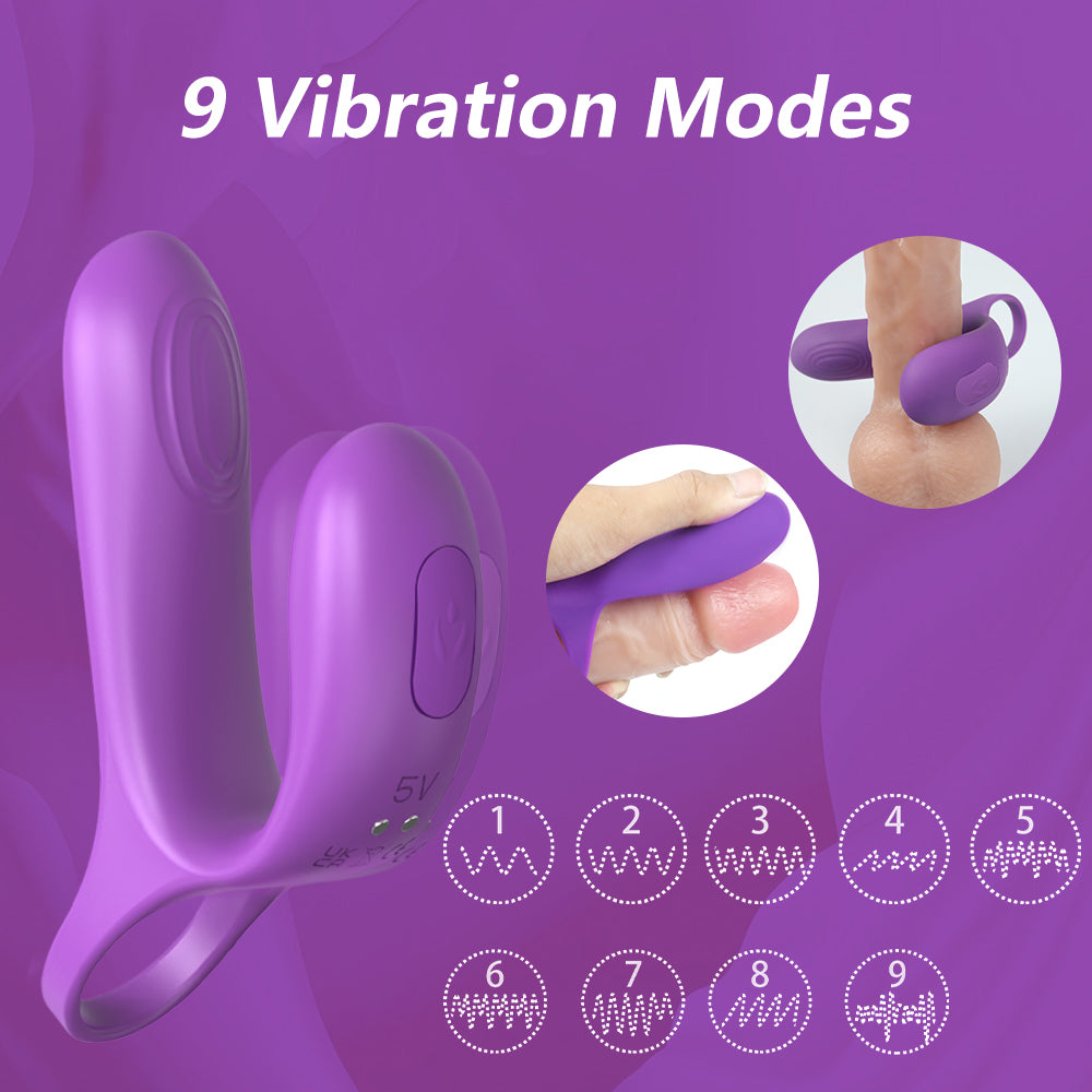 Vibrating Cock Ring for Couples, Waterproof and Rechargeable - YoYoLem YoYoLemon Vibrating Cock Ring for Couples, Waterproof and Rechargeable - YoYoLem YoYoLemon