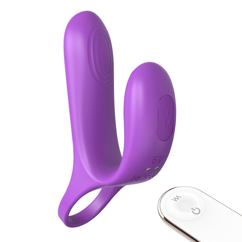 Vibrating Cock Ring for Couples, Waterproof and Rechargeable - YoYoLemon