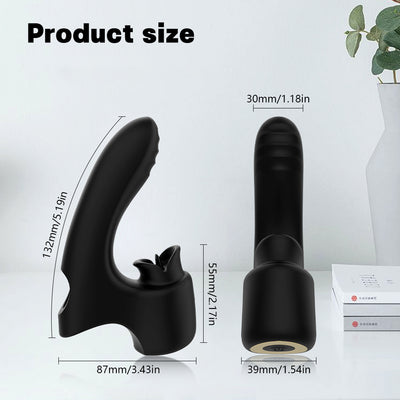 YoYoLemon Licking Vibrator, Vibrating Dildo with G Spot Stimulation for Women, Adult Sex Toys 7