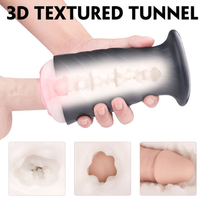 YoYoLemon Male Masturbator Cup Hands-Free Realistic Textured Vagina Adult Sex Toys 2