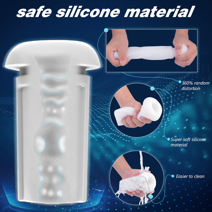 YoYoLemon Male Masturbator with Vibrating and Suction, Realistic Textu YoYoLemon Male Masturbator with Vibrating and Suction, Realistic Textu