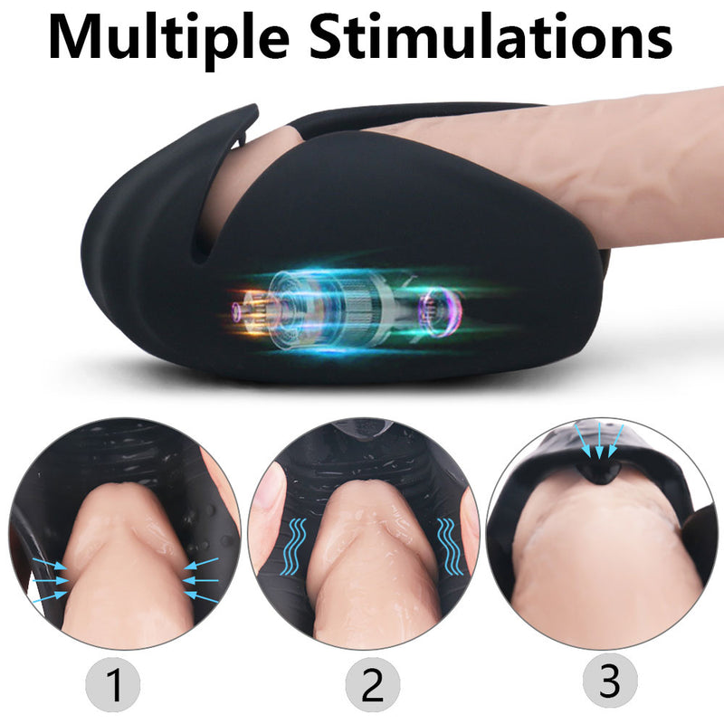 YoYoLemon Penis Vibrator Masturbator for Male with Glans Stimulation, Masturbation Sex Toys for Men 2