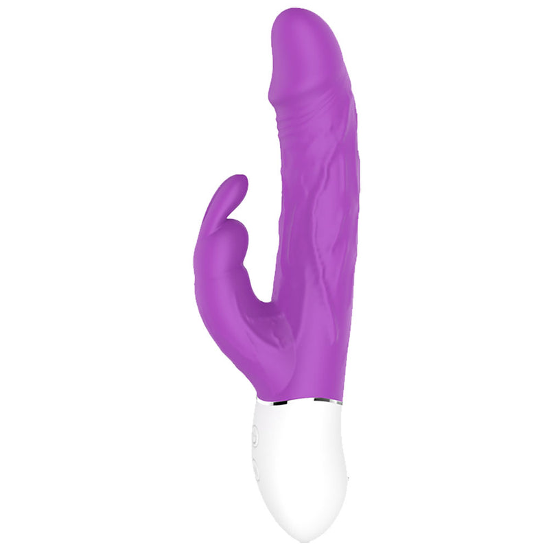 YoYoLemon Rabbit Vibrator Dildo for Vagina G Spot and Clitoral Adult Sex Toys for Women, Purple