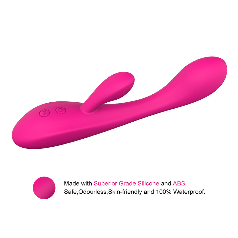 YoYoLemon Rabbit Vibrator for Vagina G Spot and Clitoral Adult Sex Toys for Women, Pink 2