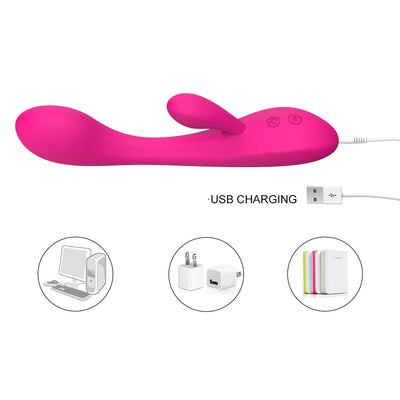 YoYoLemon Rabbit Vibrator for Vagina G Spot and Clitoral Adult Sex Toys for Women, Pink 7