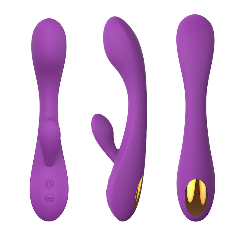 YoYoLemon Rabbit Vibrator for Vagina G Spot and Clitoral Adult Sex Toys for Women, Purple 1