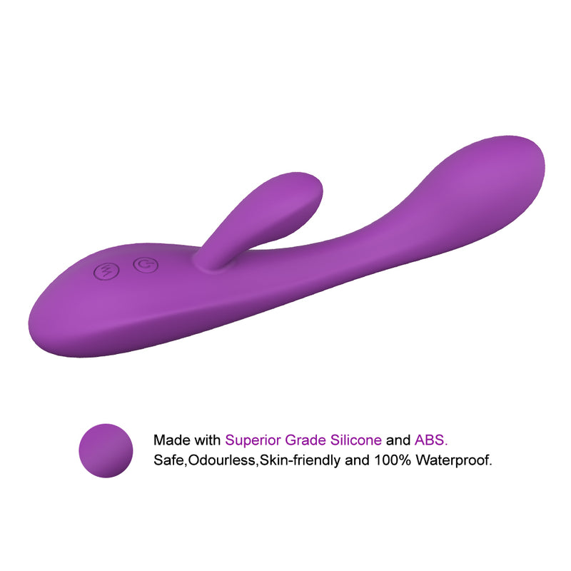 YoYoLemon Rabbit Vibrator for Vagina G Spot and Clitoral Adult Sex Toys for Women, Purple 2