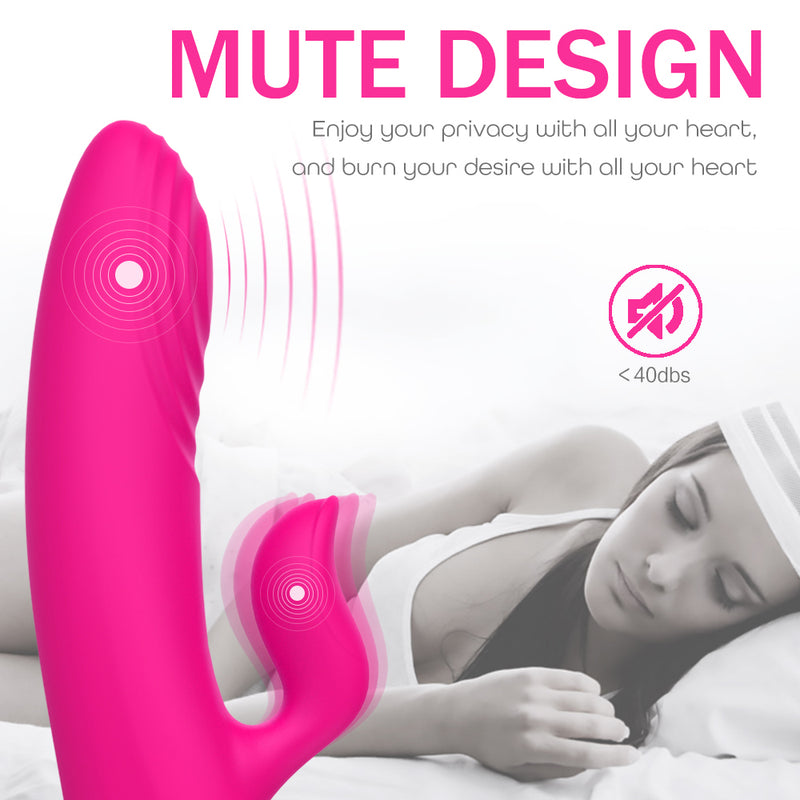 YoYoLemon Smart Heating Rabbit Vibrator for Women with 9 Thrusting for Vagina G Spot and Clitoral Adult Sex Toys, Intense Pink 3