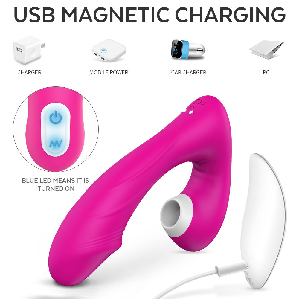 YoYoLemon Sucking Vibrator for Women with Remote Control for Vagina G YoYoLemon Sucking Vibrator for Women with Remote Control for Vagina G