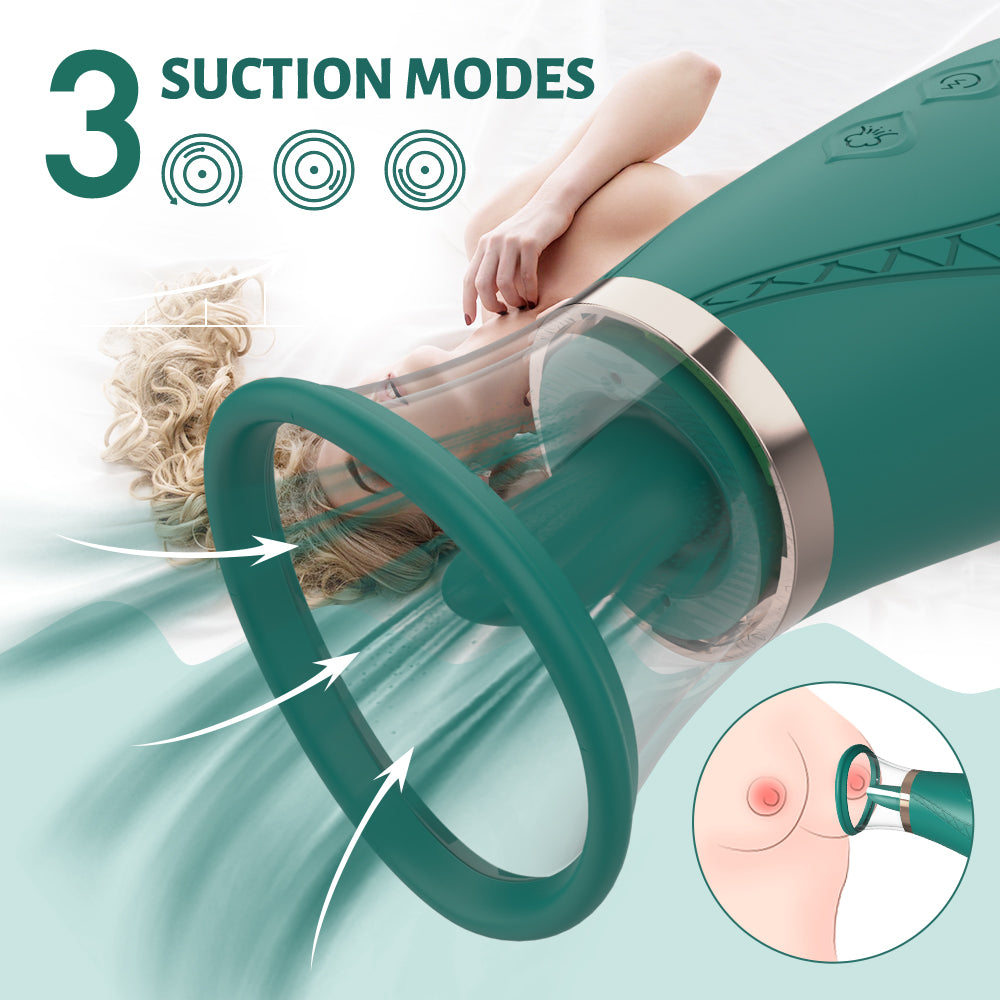 YoYoLemon Vibrating Pussy Pump with Tongue Licking Motions for Clit an YoYoLemon Vibrating Pussy Pump with Tongue Licking Motions for Clit an