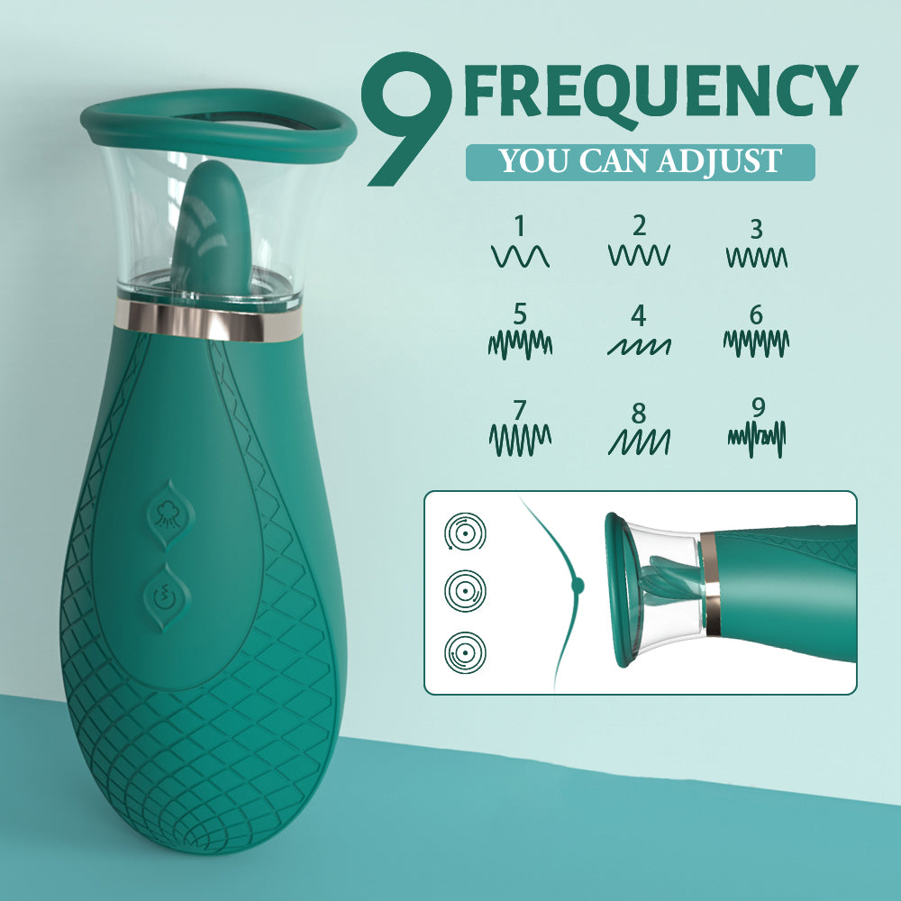 YoYoLemon Vibrating Pussy Pump with Tongue Licking Motions for Clit an YoYoLemon Vibrating Pussy Pump with Tongue Licking Motions for Clit an