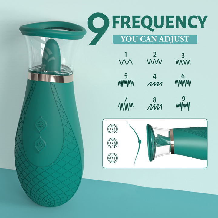 YoYoLemon Vibrating Pussy Pump with Tongue Licking Motions for Clit an YoYoLemon Vibrating Pussy Pump with Tongue Licking Motions for Clit an