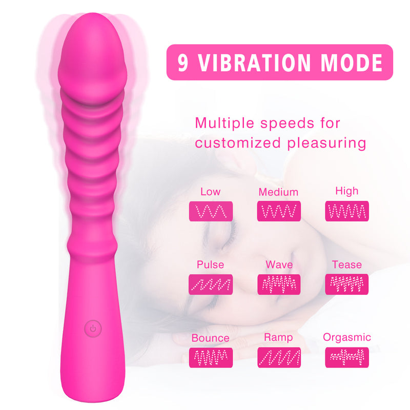 YoYoLemon Vibrator Dildo Perfect size with Stimulation G Spot Adult Sex Toys for Women, Hot Pink 1