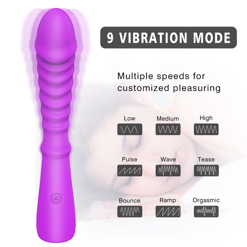 YoYoLemon Vibrator Dildo with Stimulation G Spot Perfect size Adult Sex Toys for Women, Purple 1