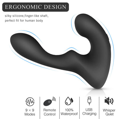 YoYoLemon Wave-Motion Vibrating Prostate Massager P-Spot Vibrator Anal Sex Toy for Men, Women and Couples 4
