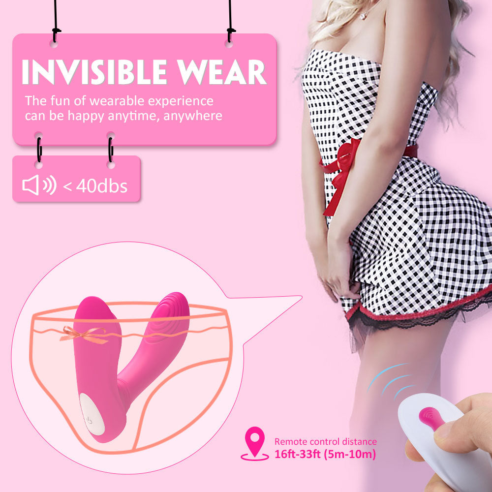 YoYoLemon Wearable Panty Vibrator with Wireless Remote Control for Cli YoYoLemon Wearable Panty Vibrator with Wireless Remote Control for Cli