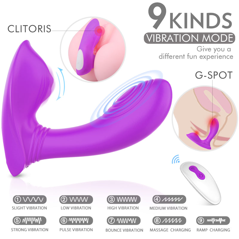 YoYoLemon Wearable Panty Vibrator with Wireless Remote Control for Clitoral and G Spot Adult Sex Toys for Women, Purple 3