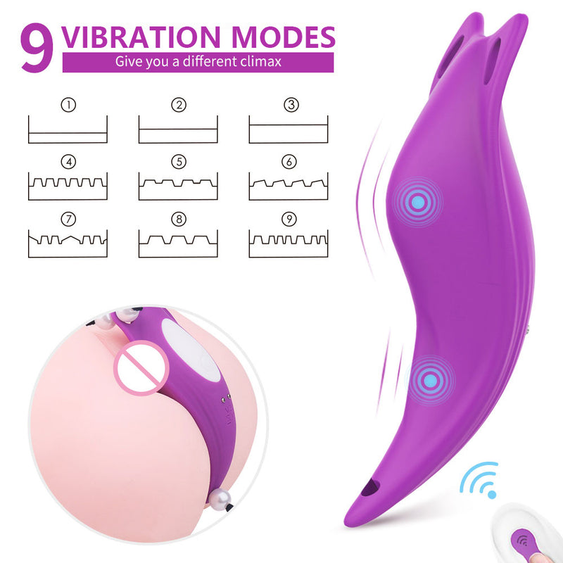 YoYoLemon Wireless Remote Control Wearable Panty Vibrator for Clitoris Adult Sex Toys for Women, Purple 2